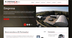 Desktop Screenshot of el-porteador.com.ar