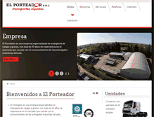 Tablet Screenshot of el-porteador.com.ar